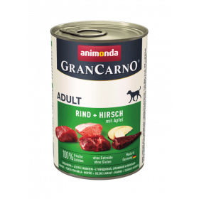 Gran Carno Original Adult Plus with Beef, Deer and Apple - консервирана храна за кучета с телешко, еленово месо и ябълки